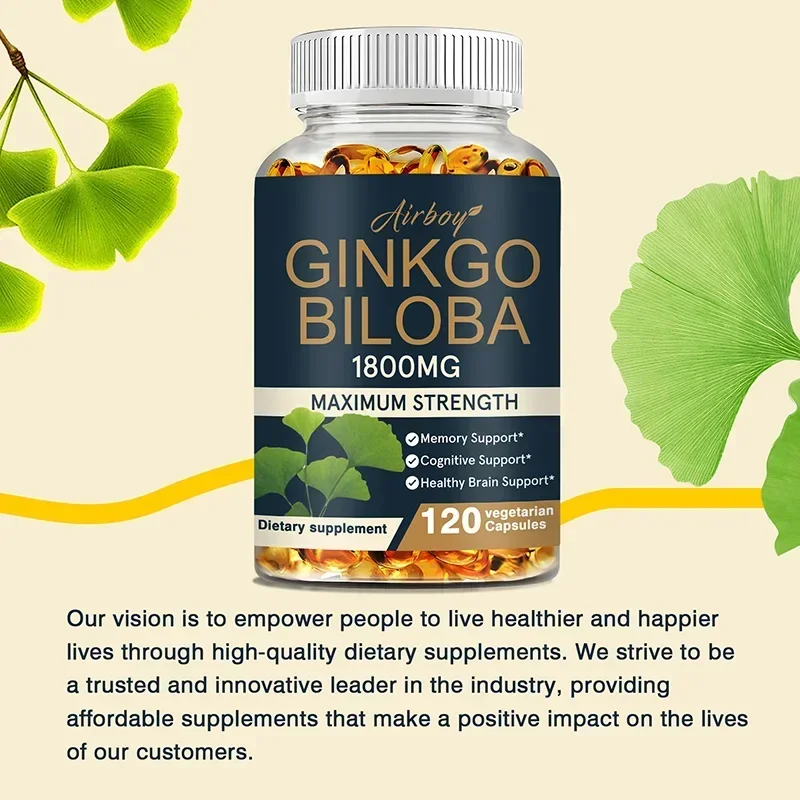 Ginkgo Biloba Extract - Ginkgo Biloba Supplement - Memory and