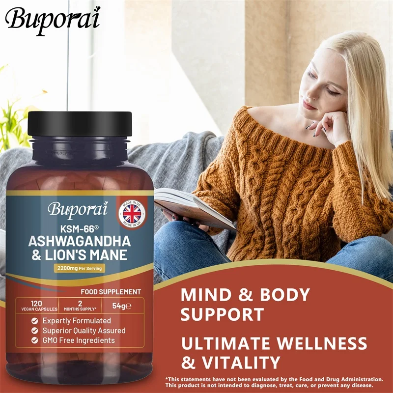Ashwagandha and Lion’s Mane -  - Ginkgo Biloba Extract ulasan dan harga