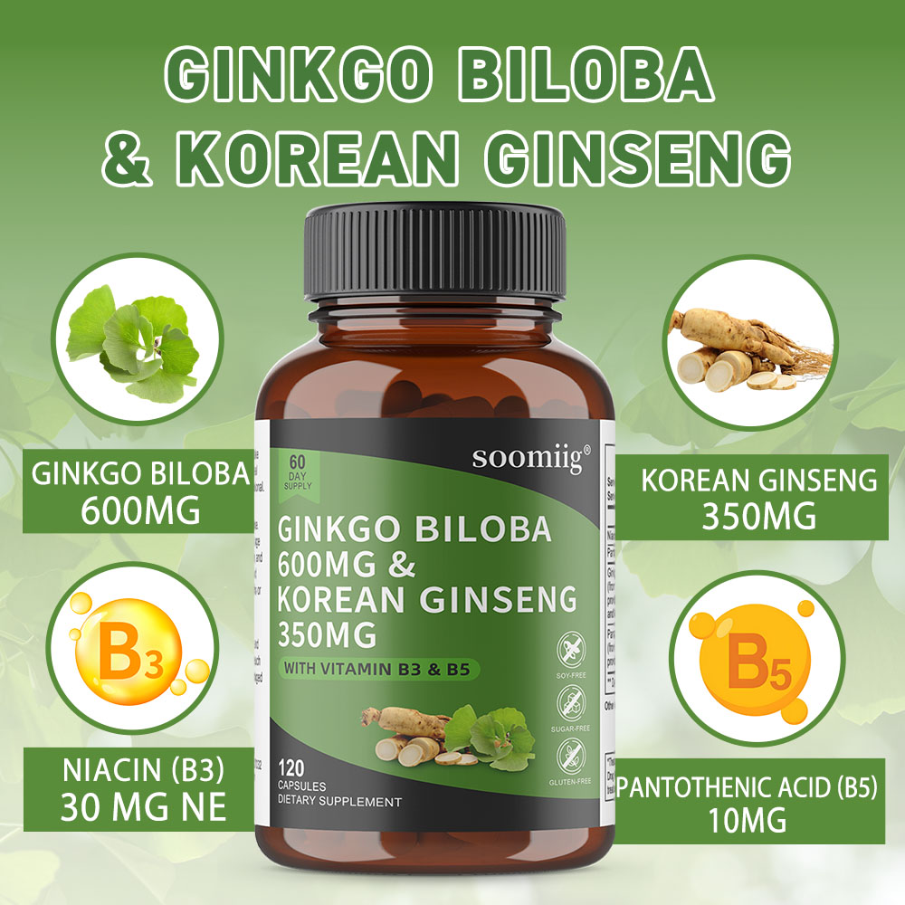 Ginkgo Biloba & Korean Ginseng - Ginkgo Biloba Extract ulasan dan harga
