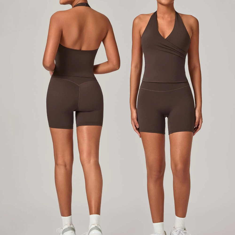 2-piece Women Gym Jogging Spor - Herbal Yoga ulasan dan harga