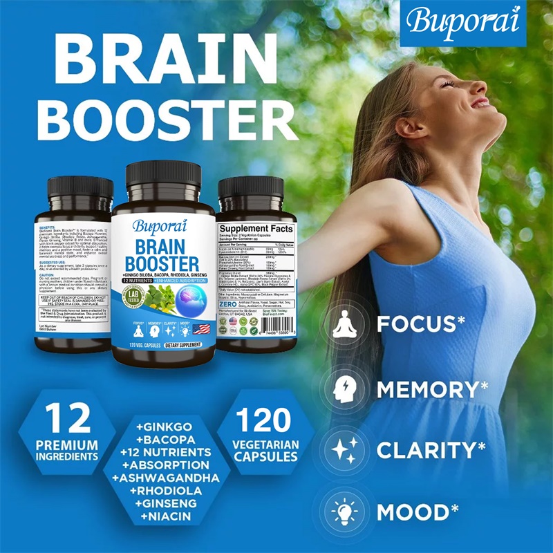 Brain Booster Supplement - Mem - Ginkgo Biloba Extract ulasan dan harga