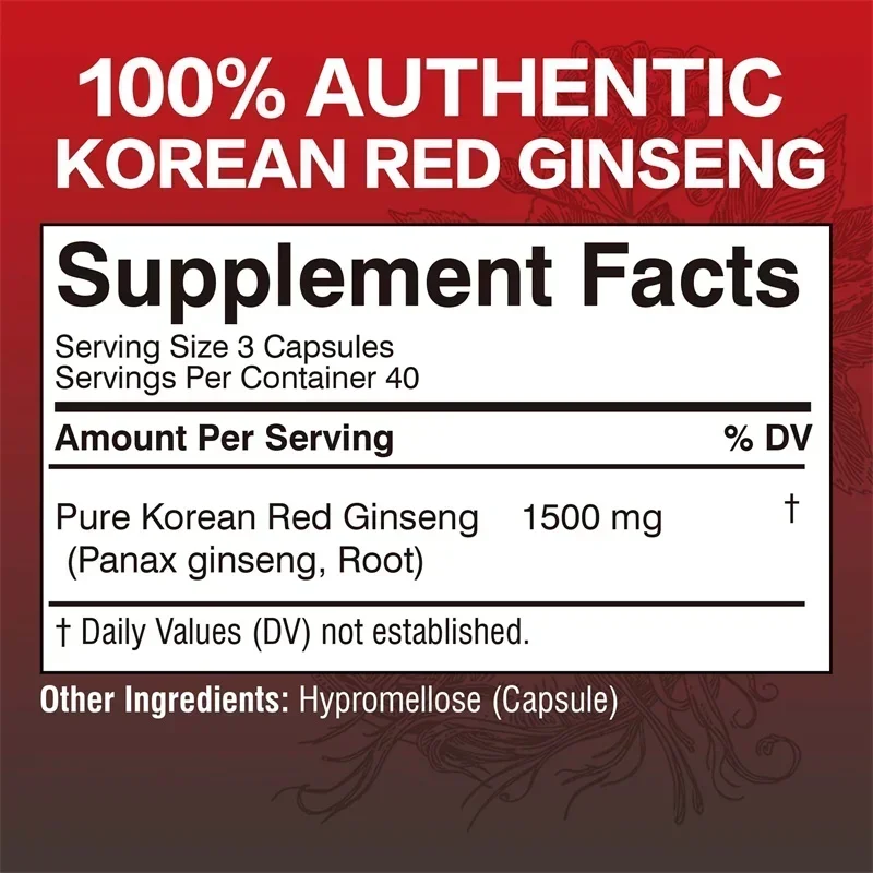 Korean Red Panax Ginseng Capsu - Ginkgo Biloba Extract ulasan dan harga