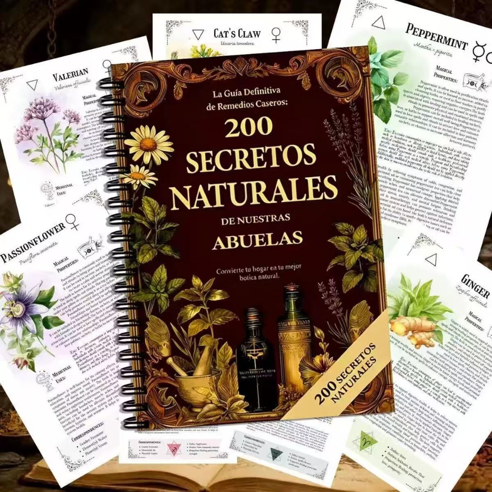 200 Natural Secrets A5 Spanish - Herbal And Wellness ulasan dan harga
