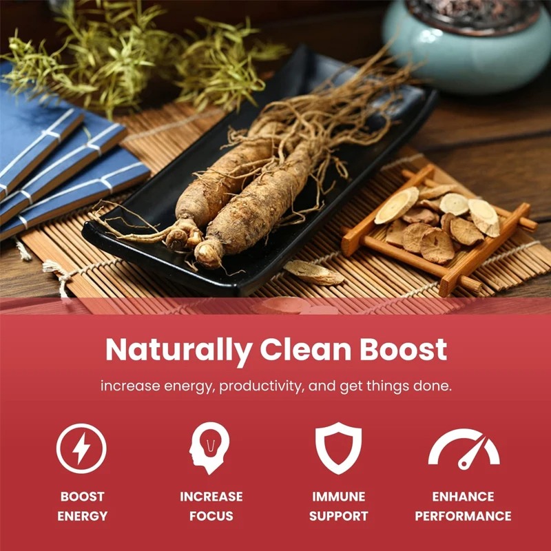 Vegan Korean Red Panax Ginseng - Ginkgo Biloba Extract ulasan dan harga