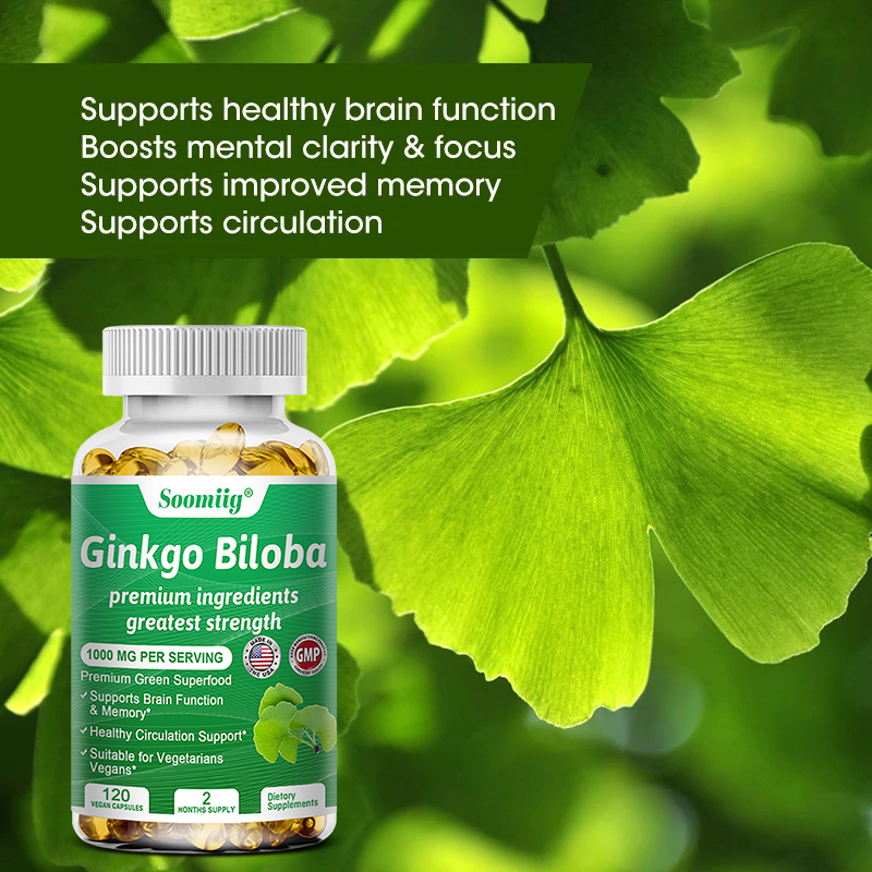 Ginko Biloba Capsules - Brain  - Ginkgo Biloba Extract ulasan dan harga