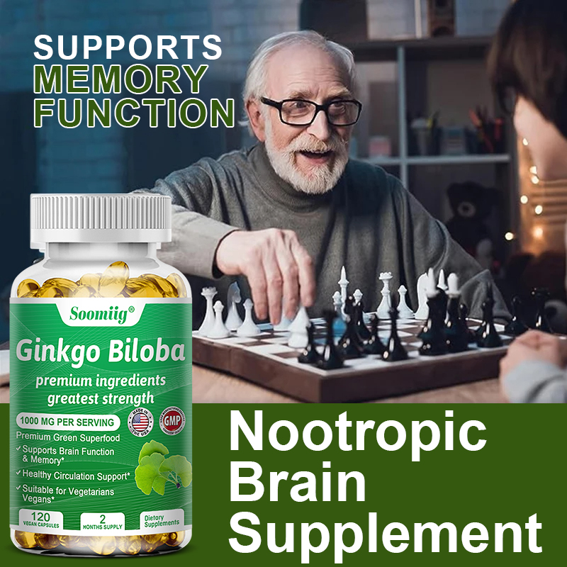 Ginko Biloba Capsules - Brain  - Ginkgo Biloba Extract ulasan dan harga