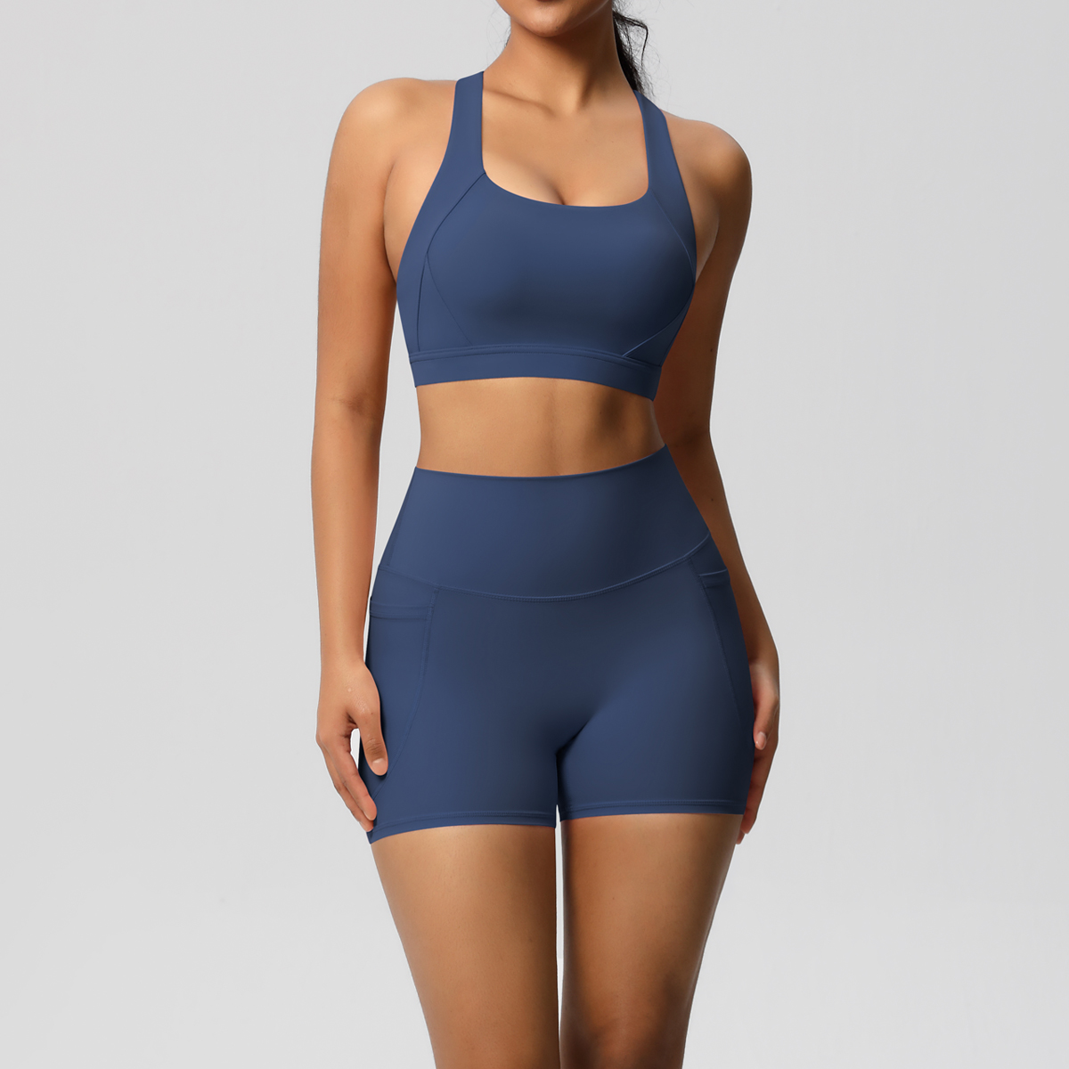 2PCS Sportswear With Pocketed  - Herbal Yoga ulasan dan harga