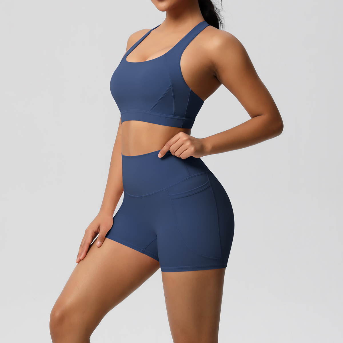 2PCS Sportswear With Pocketed  - Herbal Yoga ulasan dan harga