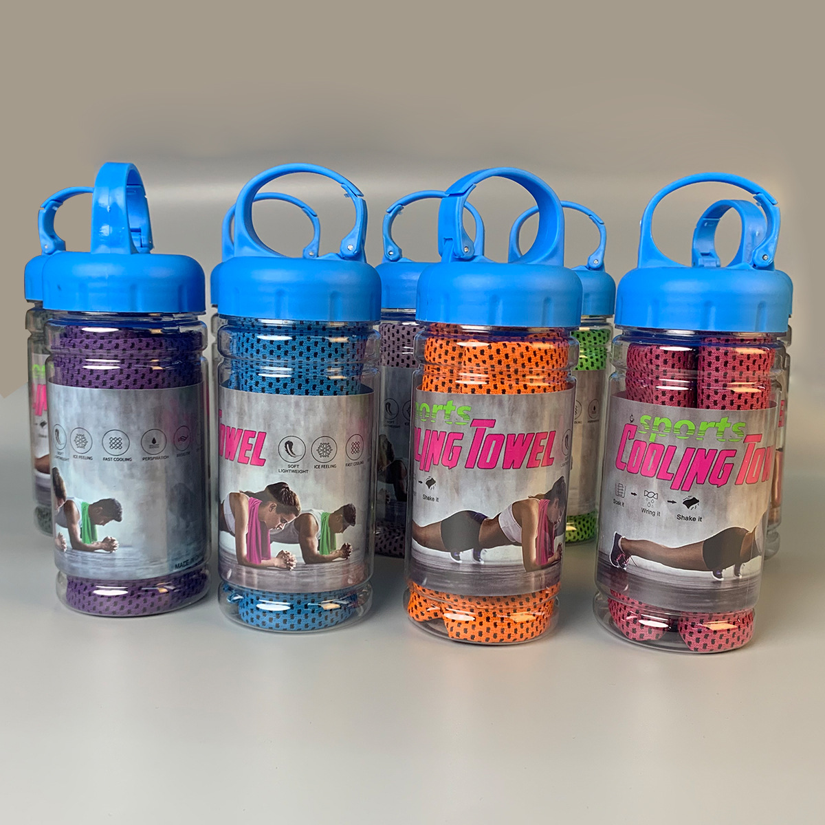 Cooling Towel with Portable Bo - Herbal Yoga ulasan dan harga